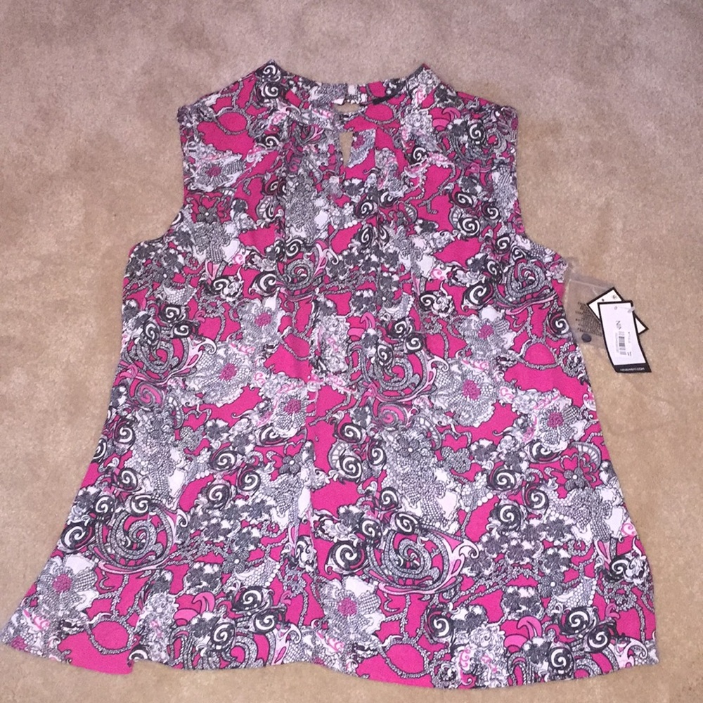 Nine West sleeveless blouse.